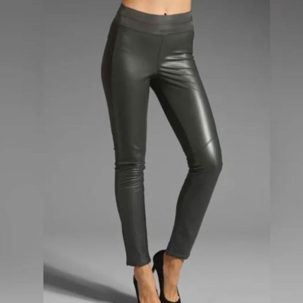 Paige Paloma genuine leather legging pant size small